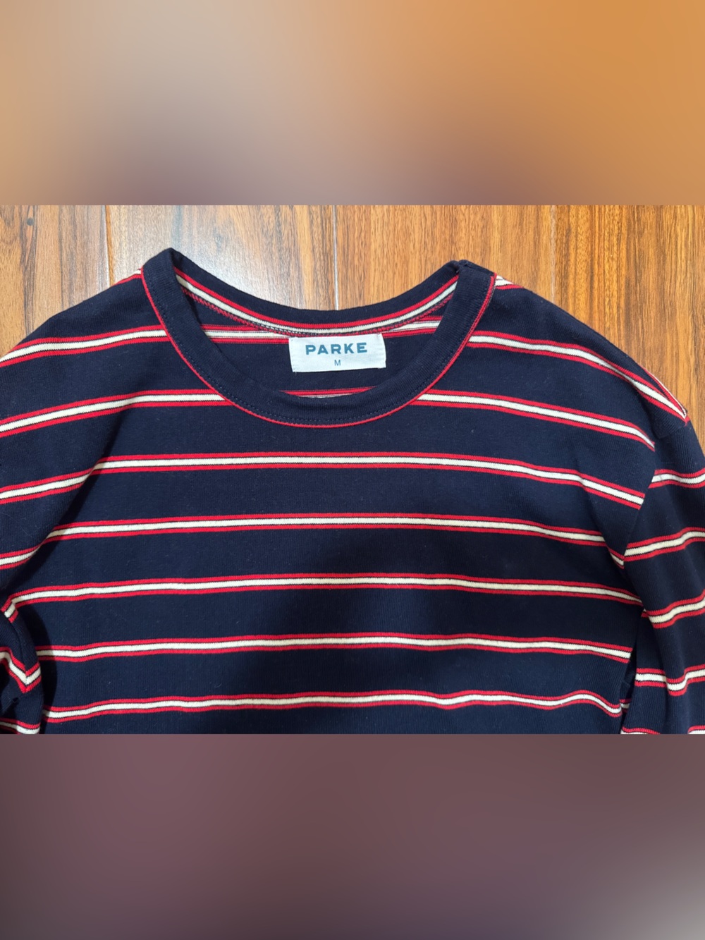 PARKE Long Sleeve Striped Tee - Picture 3 of 3